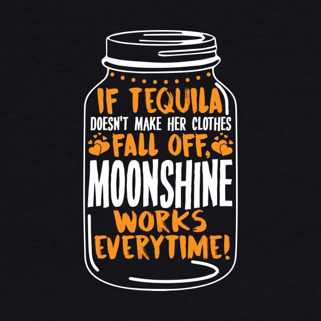 Tequila and Moonshine Quote - Funny Party Gift by biNutz